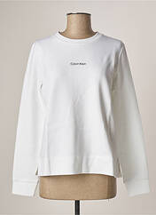 Sweat-shirt blanc CALVIN KLEIN pour femme seconde vue