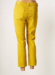 Pantalon 7/8 jaune DIANA GALLESI pour femme seconde vue