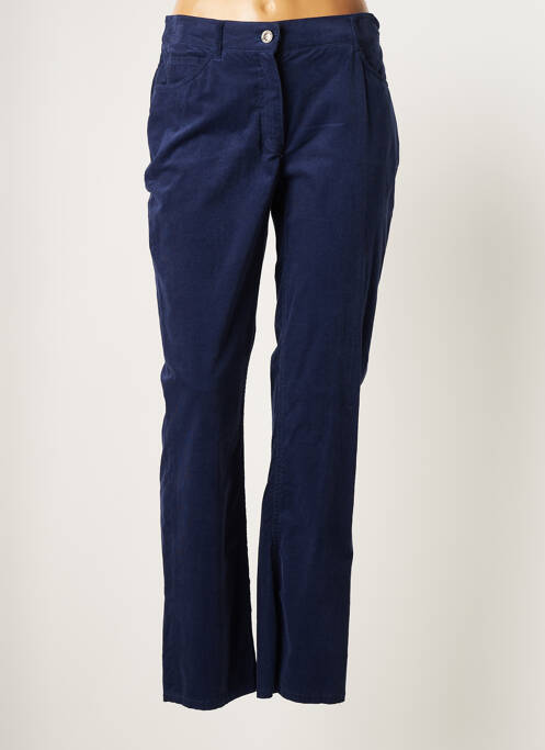 Pantalon droit bleu BARBARA LEBEK pour femme