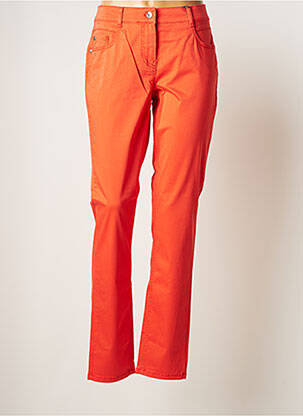 Pantalon droit orange GARDEUR pour femme