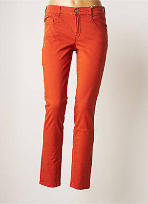 Pantalon droit orange GARDEUR pour femme
