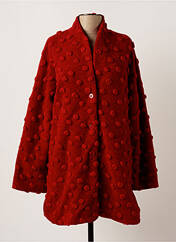 Manteau court rouge FRANCK ANNA pour femme seconde vue