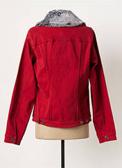 Veste en jean rouge AGATHE & LOUISE pour femme seconde vue