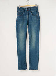 Jeans coupe slim slim taille haute bleu TIFFOSI femme