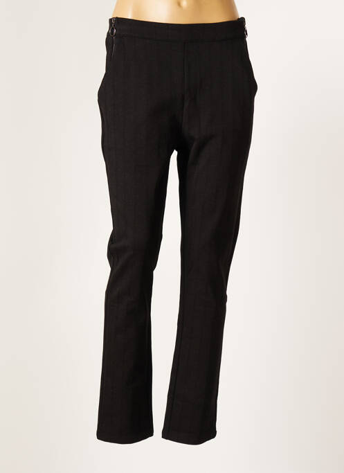 Pantalon slim stretch taille normale noir MD'M femme