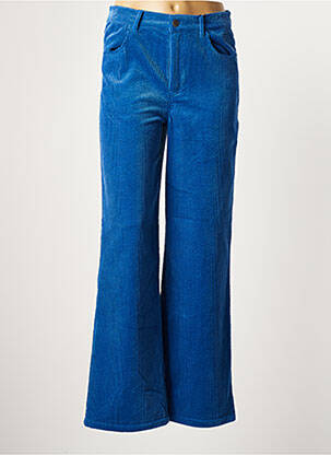 Pantalon flare bleu B.YOUNG pour femme