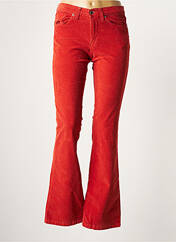Pantalon flare orange WALTRON pour femme seconde vue