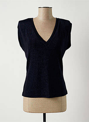 Top bleu MORGAN pour femme