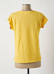 T-shirt jaune C'EST BEAU LA VIE pour femme seconde vue