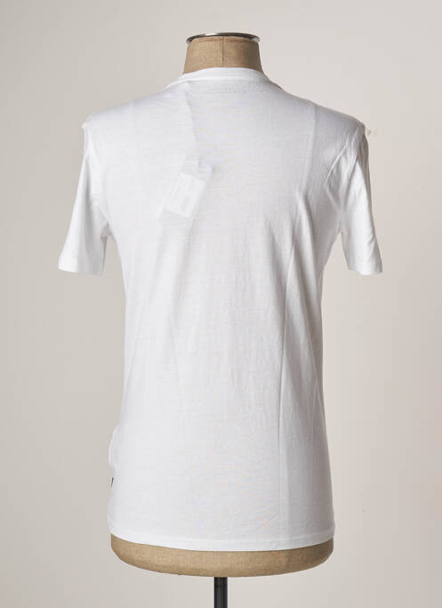 T-shirt blanc GUESS pour homme