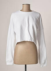 Sweat-shirt blanc SIXTH JUNE pour femme seconde vue
