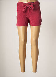 Short fermeture zippée sous rabat boutonné taille normale rouge FREEMAN T.PORTER femme