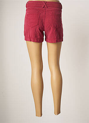 Short fermeture zippée sous rabat boutonné taille normale rouge FREEMAN T.PORTER femme