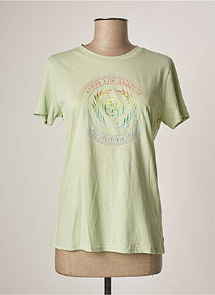 T-shirt vert GUESS pour femme