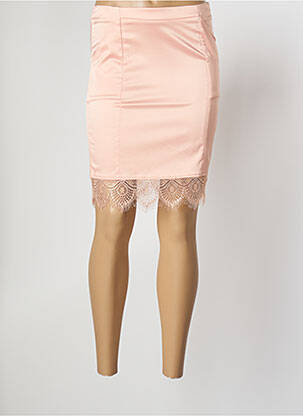 Jupe courte poches rose CUSTOMMADE femme