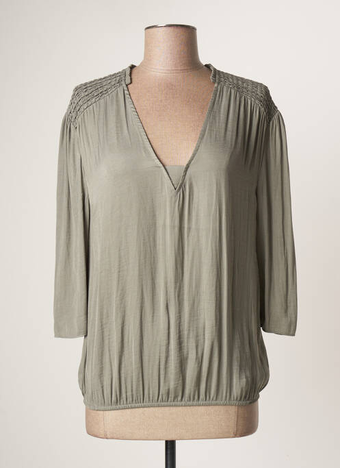 Blouse vert ELORA pour femme