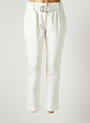 Pantalon chino blanc ELORA pour femme