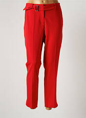 Pantalon chino rouge ELORA pour femme seconde vue