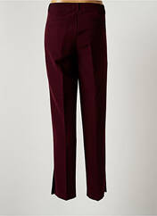 Pantalon droit rouge ELORA pour femme seconde vue