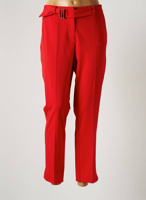 Pantalon chino rouge ELORA pour femme