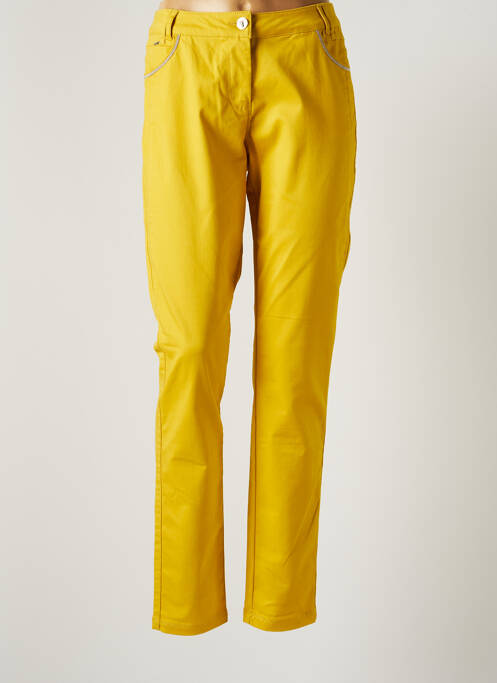 Pantalon slim jaune ELORA pour femme