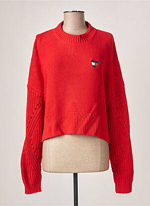 Pull rouge TOMMY HILFIGER pour femme