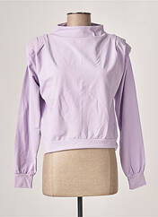 Sweat-shirt violet NA-KD pour femme seconde vue