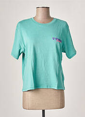 T-shirt vert TOMMY HILFIGER pour femme seconde vue