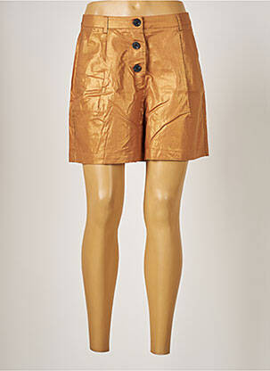 Short taille à pinces taille haute marron VERO MODA femme
