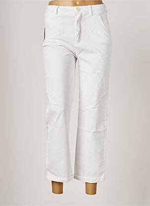 Pantalon 7/8 blanc REIKO pour femme