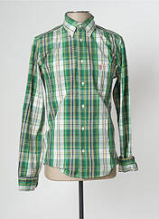 Chemise manches longues vert FRANKLIN MARSHALL pour homme seconde vue