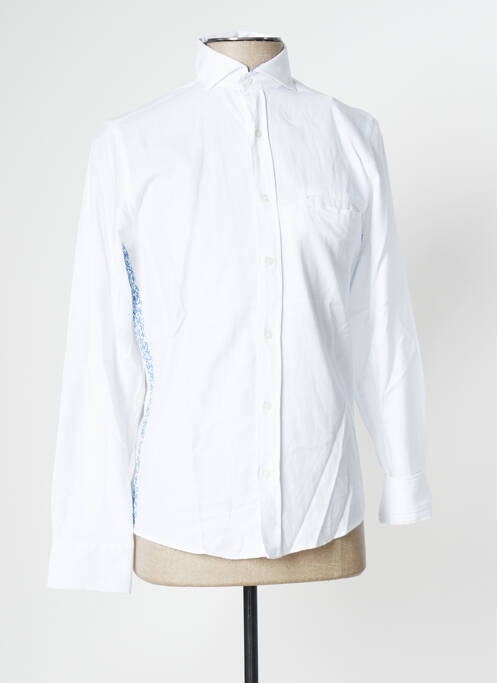 Chemise manches longues blanc RECYCLED ART WORLD pour homme