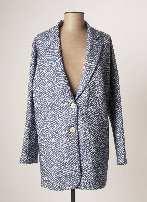 Manteau court bleu SUNCOO pour femme