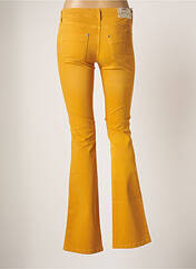 Pantalon droit jaune INDI & COLD pour femme seconde vue