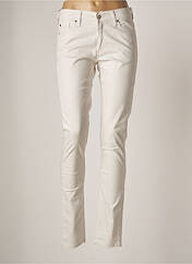 Pantalon slim blanc INDI & COLD pour femme seconde vue