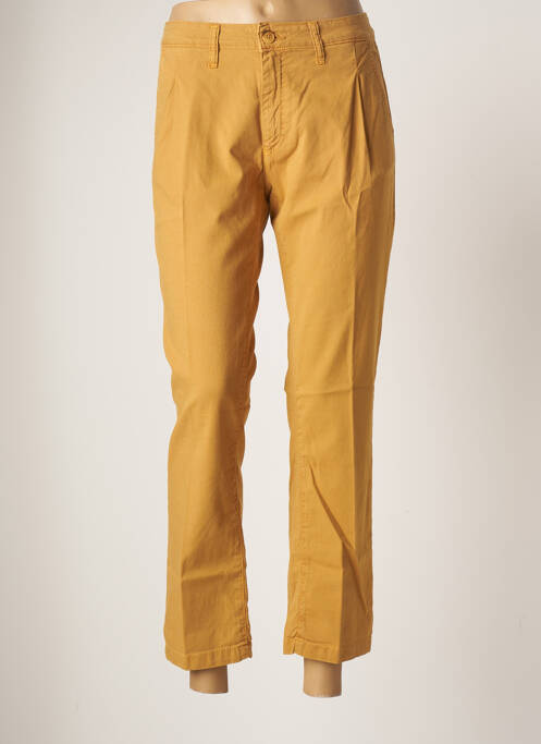 Pantalon 7/8 jaune INDI & COLD pour femme