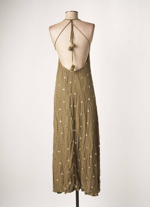 Robe longue vert GOA pour femme