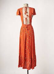 Robe longue orange GOA pour femme seconde vue