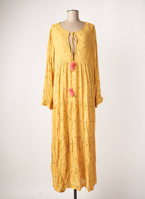 Robe longue jaune SUNDRESS pour femme