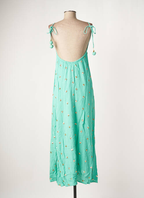 Robe longue vert GOA pour femme