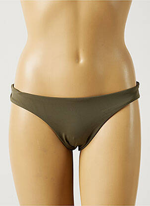 Bas de maillot de bain stretch culotte vert MON PETIT BIKINI femme