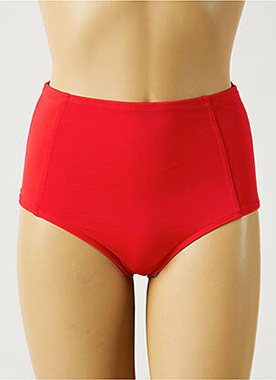 Bas de maillot de bain stretch culotte rouge MON PETIT BIKINI femme