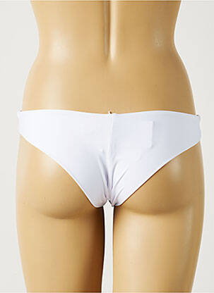 Bas de maillot de bain stretch culotte blanc MON PETIT BIKINI femme
