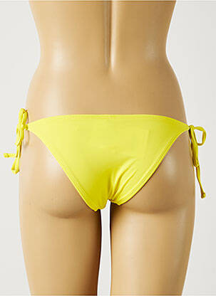 Bas de maillot de bain fermeture liens à nouer bikini jaune MON PETIT BIKINI femme