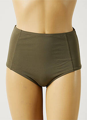 Bas de maillot de bain stretch culotte vert MON PETIT BIKINI femme