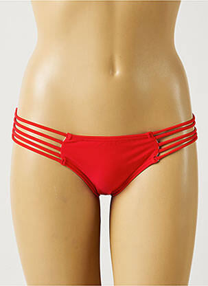 Bas de maillot de bain stretch culotte rouge MON PETIT BIKINI femme