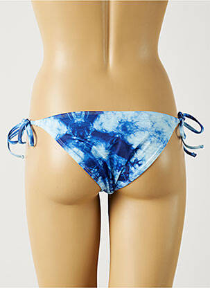 Bas de maillot de bain fermeture liens à nouer bikini bleu MON PETIT BIKINI femme