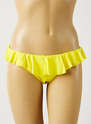 Bas de maillot de bain stretch culotte jaune MON PETIT BIKINI femme