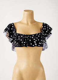 Haut de maillot de bain stretch haut bandeau noir MON PETIT BIKINI femme