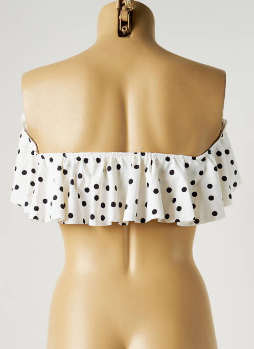 Haut de maillot de bain blanc MON PETIT BIKINI pour femme